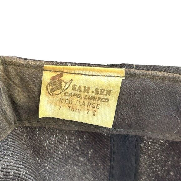 70’s  80’s Vtg UTEP Miners UT El Paso Snapback Hat Embroidered Black One Size - Picture 5 of 5